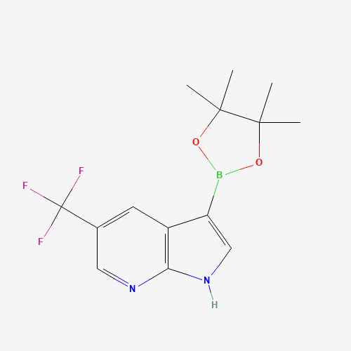 3-(4,4,5,5-Tetramethyl-1,3,2-dioxaborolan-2-yl)-5-(trifluoromethyl)-1H-pyrrolo[2,3-b]pyridine (CAS: 1198094-97-1) - Related Chemical Product
