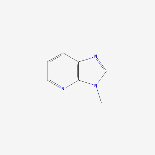 3-Methyl-3H-imidazo[4,5-b]pyridine (CAS: 6688-61-5) - Chemical Structure and Molecular Formula 