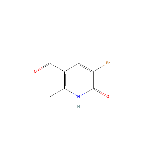 5-Acetyl-3-bromo-6-methyl-2(1H)-pyridinone (CAS: 136117-46-9) - Related Chemical Product