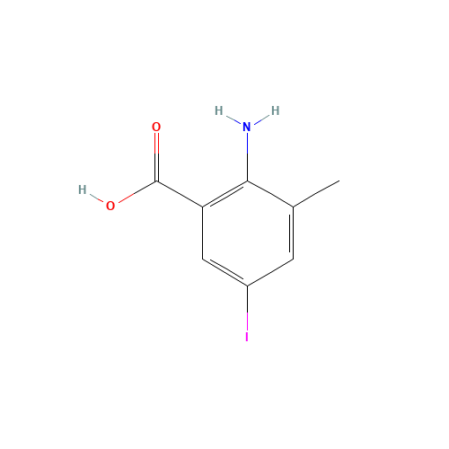2-Amino-5-iodo-3-methylbenzenecarboxylic acid (CAS: 108857-24-5) - Related Chemical Product