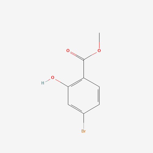 Methyl 4-bromo-2-hydroxybenzenecarboxylate (CAS: 22717-56-2) - Chemical Structure and Molecular Formula 