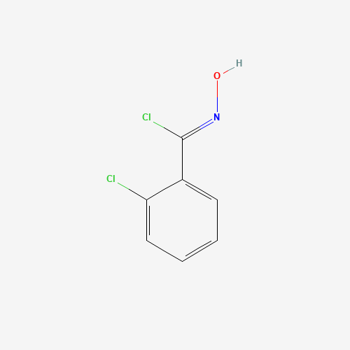 2-Chloro-N'-hydroxybenzenecarboximidamide (CAS: 29568-74-9) - Chemical Structure and Molecular Formula 