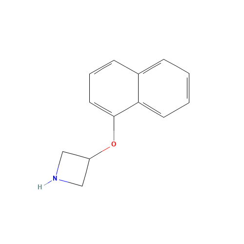 3-(1-Naphthyloxy)azetidine (CAS: 782433-54-9) - Chemical Structure and Molecular Formula 