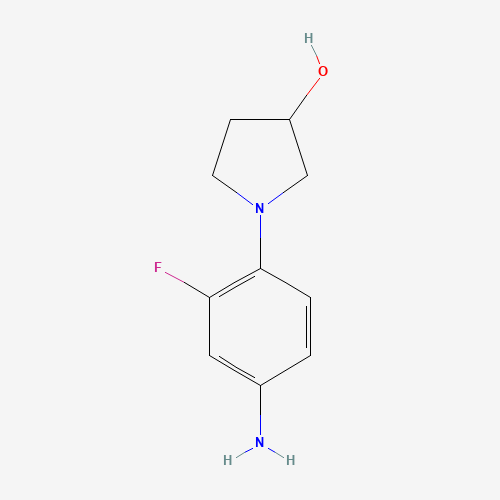 1-(4-Amino-2-fluorophenyl)-3-pyrrolidinol (CAS: 593249-20-8) - Related Chemical Product