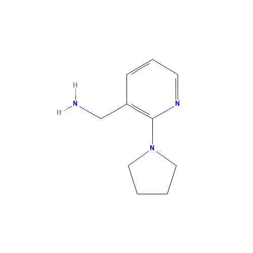 [2-(1-Pyrrolidinyl)-3-pyridinyl]methanamine (CAS: 859850-79-6) - Related Chemical Product
