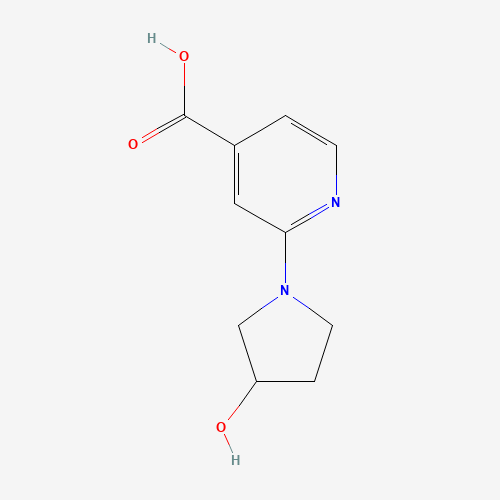 2-(3-Hydroxy-1-pyrrolidinyl)isonicotinic acid (CAS: 654663-49-7) - Related Chemical Product