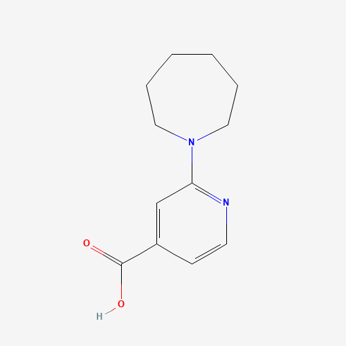 2-(1-Azepanyl)isonicotinic acid (CAS: 885277-05-4) - Chemical Structure and Molecular Formula 