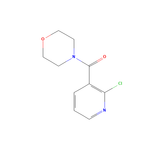 (2-Chloro-3-pyridinyl)(4-morpholinyl)methanone (CAS: 53062-98-9) - Chemical Structure and Molecular Formula 