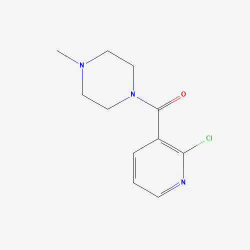 (2-Chloro-3-pyridinyl)(4-methyl-1-piperazinyl)-methanone (CAS: 60597-69-5) - Chemical Structure and Molecular Formula 