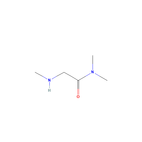 N,N-Dimethyl-2-(methylamino)acetamide hydrochloride (CAS: 1857-20-1) - Chemical Structure and Molecular Formula 