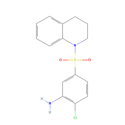 2-Chloro-5-[3,4-dihydro-1(2H)-quinolinylsulfonyl]-aniline (CAS: 847171-51-1) - Related Chemical Product