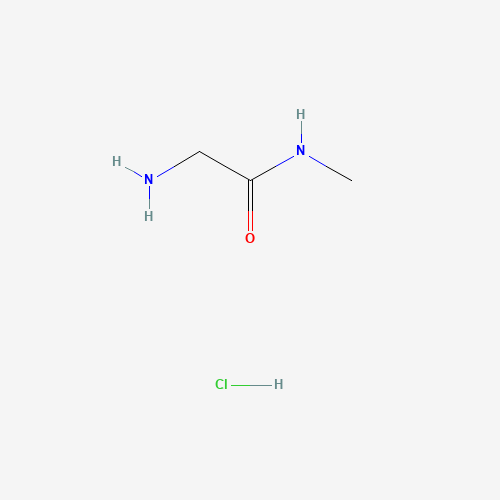 2-Amino-N-methylacetamide hydrochloride (CAS: 49755-94-4) - Chemical Structure and Molecular Formula 