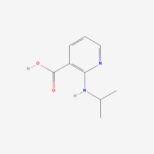 2-(Isopropylamino)nicotinic acid (CAS: 885275-12-7) - Chemical Structure and Molecular Formula 