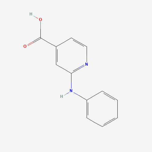 2-Anilinoisonicotinic acid (CAS: 1019461-36-9) - Chemical Structure and Molecular Formula 
