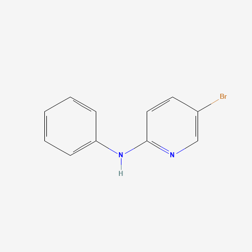 5-Bromo-N-phenyl-2-pyridinamine (CAS: 54904-03-9) - Chemical Structure and Molecular Formula 