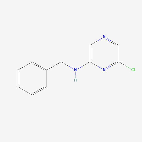 N-Benzyl-6-chloro-2-pyrazinamine (CAS: 426829-61-0) - Chemical Structure and Molecular Formula 