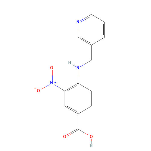 3-Nitro-4-[(3-pyridinylmethyl)amino]benzoic acid (CAS: 384855-46-3) - Related Chemical Product