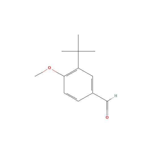 3-(tert-Butyl)-4-methoxybenzaldehyde (CAS: 107430-92-2) - Related Chemical Product