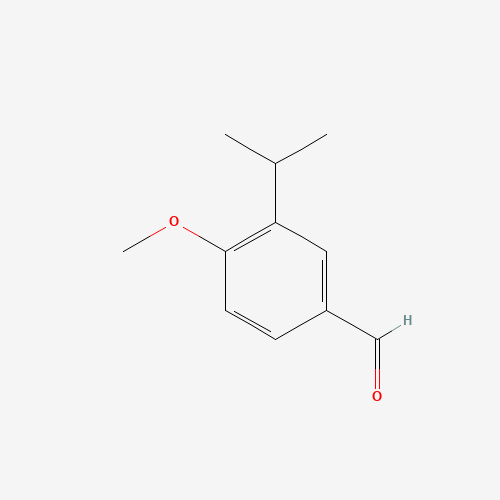 3-Isopropyl-4-methoxybenzaldehyde (CAS: 31825-29-3) - Chemical Structure and Molecular Formula 