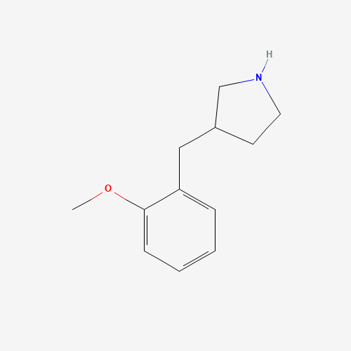 3-(2-Methoxybenzyl)pyrrolidine (CAS: 191800-50-7) - Chemical Structure and Molecular Formula 