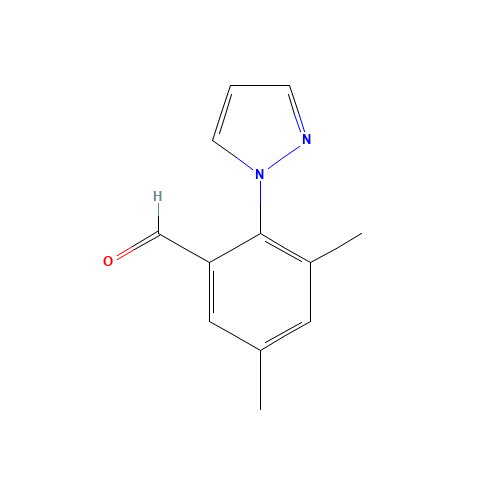 3,5-Dimethyl-2-(1H-pyrazol-1-yl)benzaldehyde (CAS: 1015845-87-0) - Related Chemical Product