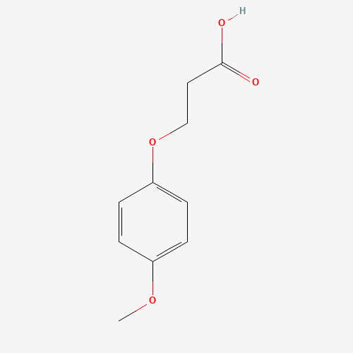 3-(4-Methoxyphenoxy)propanoic acid (CAS: 20811-60-3) - Chemical Structure and Molecular Formula 