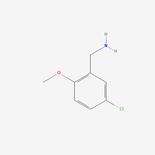 (5-Chloro-2-methoxyphenyl)methanamine (CAS: 181473-92-7) - Chemical Structure and Molecular Formula 