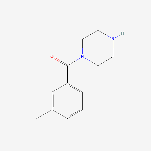(3-Methylphenyl)(1-piperazinyl)methanone (CAS: 100939-91-1) - Chemical Structure and Molecular Formula 