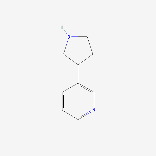 3-(3-Pyrrolidinyl)pyridine dihydrochloride (CAS: 150281-46-2) - Chemical Structure and Molecular Formula 