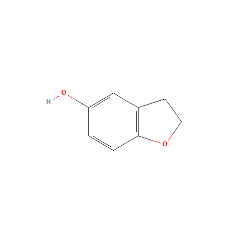 2,3-Dihydro-1-benzofuran-5-ol (CAS: 40492-52-2) - Chemical Structure and Molecular Formula 
