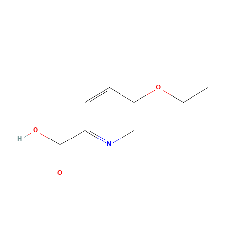 5-Ethoxy-2-pyridinecarboxylic acid (CAS: 98353-08-3) - Chemical Structure and Molecular Formula 
