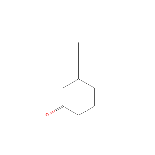 3-(tert-Butyl)cyclohexanone (CAS: 936-99-2) - Chemical Structure and Molecular Formula 