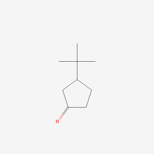 3-(tert-Butyl)cyclopentanone (CAS: 5581-94-2) - Chemical Structure and Molecular Formula 