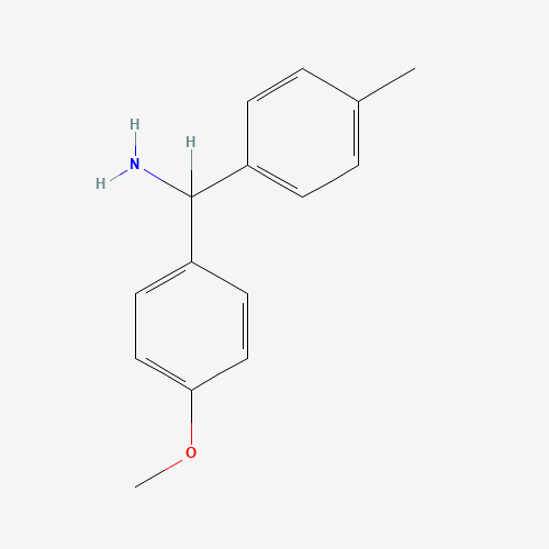 (4-Methoxyphenyl)(4-methylphenyl)methanamine (CAS: 161110-74-3) - Related Chemical Product