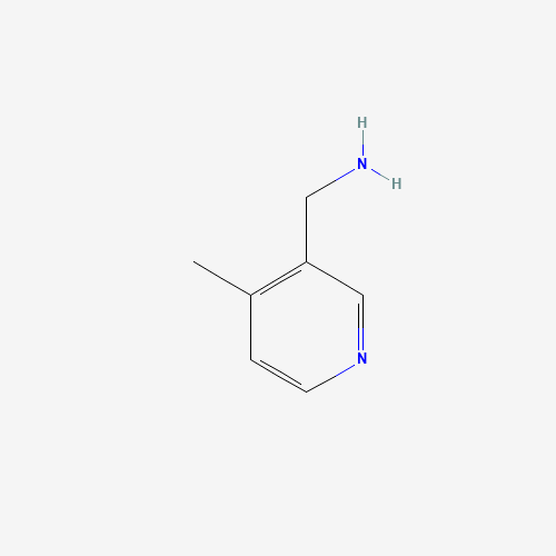 (4-Methyl-3-pyridinyl)methanamine (CAS: 1443-42-1) - Chemical Structure and Molecular Formula 