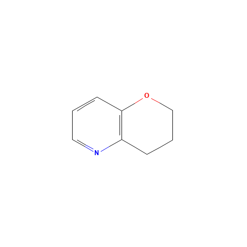 3,4-Dihydro-2H-pyrano[3,2-b]pyridine (CAS: 70381-92-9) - Chemical Structure and Molecular Formula 