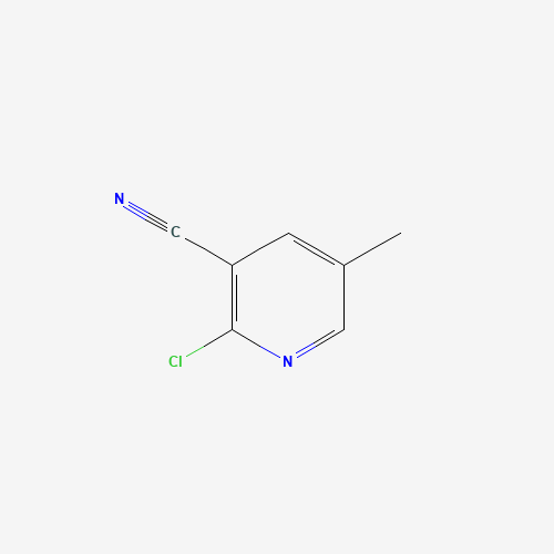 2-Chloro-5-methylnicotinonitrile (CAS: 66909-34-0) - Chemical Structure and Molecular Formula 