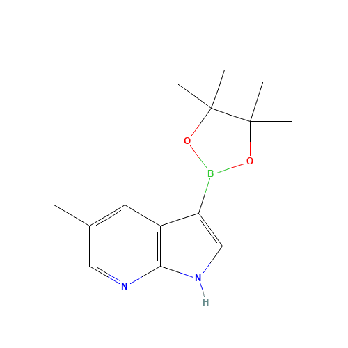 5-Methyl-3-(4,4,5,5-tetramethyl-1,3,2-dioxaborolan-2-yl)-1H-pyrrolo[2,3-b]pyridine (CAS: 1198096-23-9) - Related Chemical Product