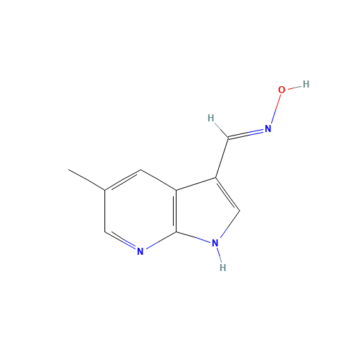 (E)-5-Methyl-1H-pyrrolo[2,3-b]pyridine-3-carbaldehyde oxime (CAS: 1198098-52-0) - Related Chemical Product