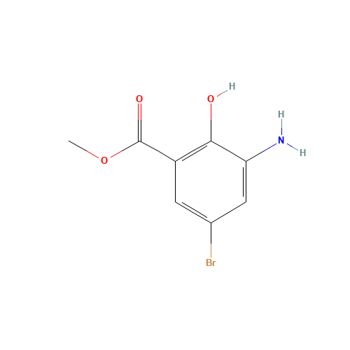 Methyl 3-amino-5-bromo-2-hydroxybenzenecarboxylate (CAS: 141761-82-2) - Related Chemical Product