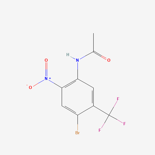 N-[4-Bromo-2-nitro-5-(trifluoromethyl)phenyl]-acetamide (CAS: 157554-76-2) - Related Chemical Product