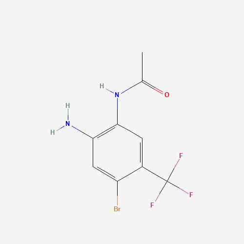 N-[2-Amino-4-bromo-5-(trifluoromethyl)phenyl]-acetamide (CAS: 157554-73-9) - Related Chemical Product