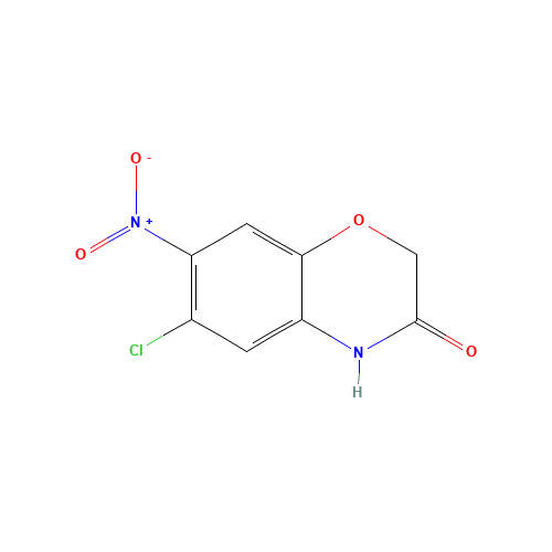 6-Chloro-7-nitro-2H-1,4-benzoxazin-3(4H)-one (CAS: 116862-22-7) - Related Chemical Product