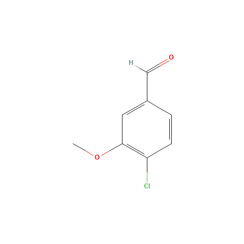 4-Chloro-3-methoxybenzaldehyde (CAS: 13726-16-4) - Chemical Structure and Molecular Formula 