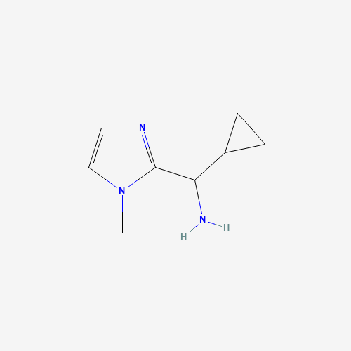 C-Cyclopropyl-C-(1-methyl-1H-imidazol-2-yl)-methylamine (CAS: 927986-30-9) - Related Chemical Product