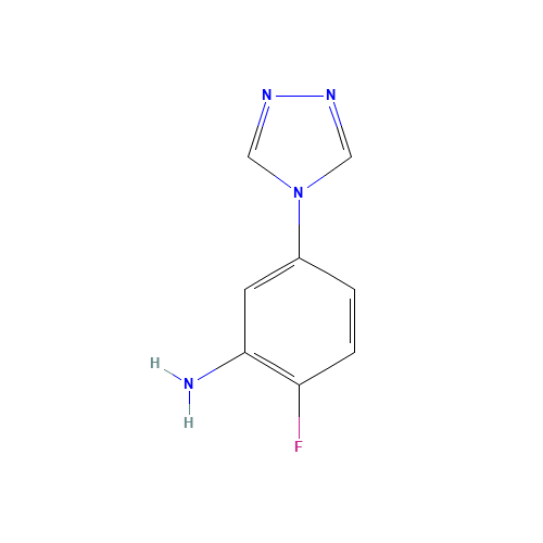 2-Fluoro-5-[1,2,4]triazol-4-yl-phenylamine (CAS: 1082766-13-9) - Related Chemical Product