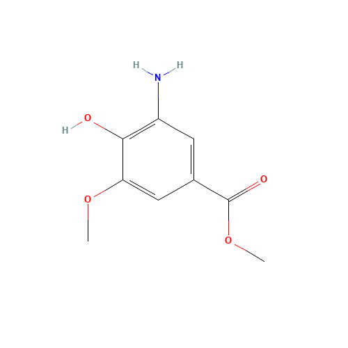 Methyl 3-amino-4-hydroxy-5-methoxybenzenecarboxylate (CAS: 92643-72-6) - Related Chemical Product