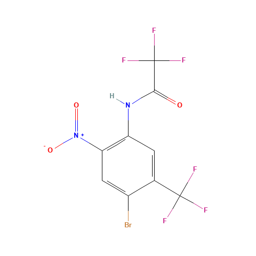 N-[4-Bromo-2-nitro-5-(trifluoromethyl)phenyl]-2,2,2-trifluoroacetamide (CAS: 156425-51-3) - Related Chemical Product