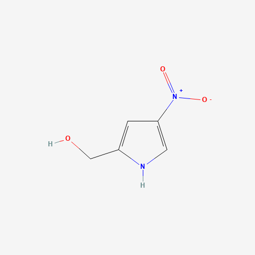 (4-Nitro-1H-pyrrol-2-yl)methanol (CAS: 30078-13-8) - Chemical Structure and Molecular Formula 