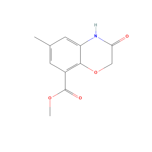 Methyl 6-methyl-3-oxo-3,4-dihydro-2H-1,4-benzoxazine-8-carboxylate (CAS: 141761-86-6) - Related Chemical Product